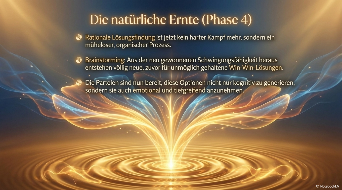 Die natürliche Ernte (Phase 4): Wie aus dem Lösungsraum organische Win-Win-Lösungen entstehen